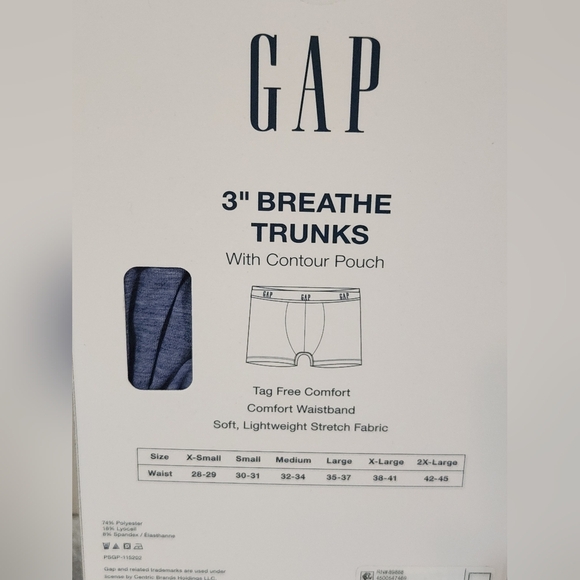 Size Small Boxer Briefs 3 Packages - GAP 5", GAP 3", DICKIES 5" (11 Pair) NEW - Picture 9 of 10